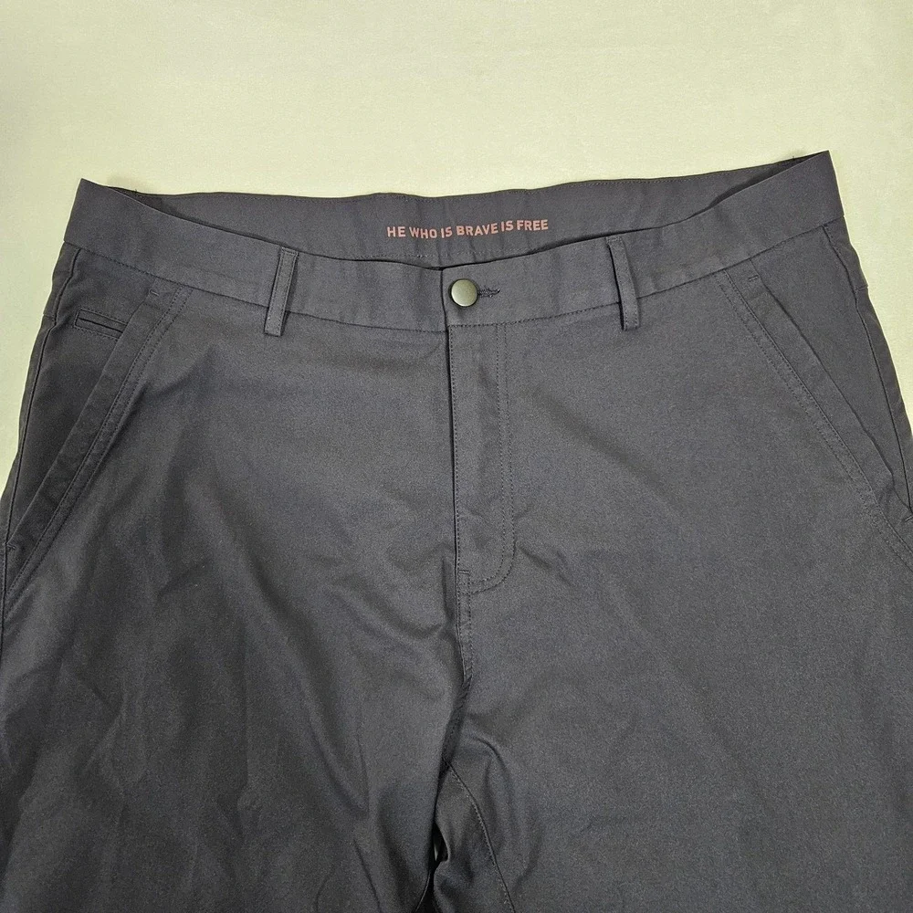 Marcus Pierce Renegade Pants Mens 36 x 30 Navy Performance Slim Stretch Dynaknit
